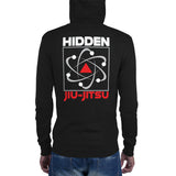 Unisex Zip Hoodie White Logo