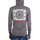 Unisex Zip Hoodie White Logo