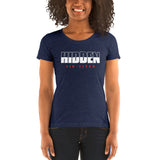 Ladies' Short Sleeve T-shirt White Logo