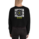 Women's Crop Sweatshirt White Logo