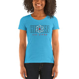 Ladies' short sleeve t-shirt White Logo