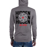 Unisex Zip Hoodie White Logo