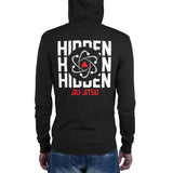 Unisex Zip Hoodie White Logo