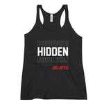 Women's Racerback Tank White Logo