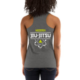 Women's Racerback Tank White Logo