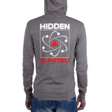 Unisex Zip Hoodie White Logo