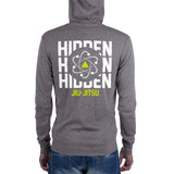 Unisex Zip Hoodie White Logo