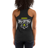 Women's Racerback Tank White Logo