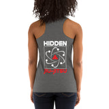 Women's Racerback Tank White Logo