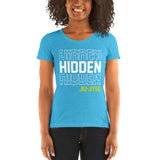 Ladies' Short Sleeve T-shirt White Logo