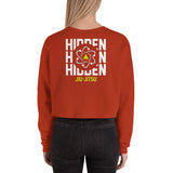 Women's Crop Sweatshirt White Logo