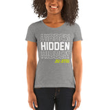 Ladies' Short Sleeve T-shirt White Logo