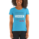 Ladies' short Sleeve T-shirt Hidden Jiu-Jitsu White Logo