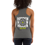 Women's Racerback Tank White Logo