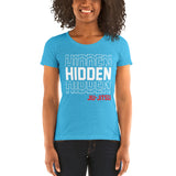 Ladies' Short Sleeve T-shirt White Logo